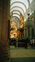 Cathedral during botafumeio ceremony
