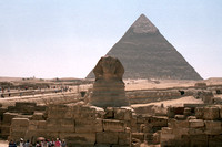 Sphinx with Khafre Pyramid-4