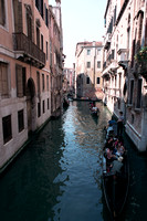 Canal with gondolas