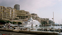 Looking across Port of Monaco toward Monte Carlo